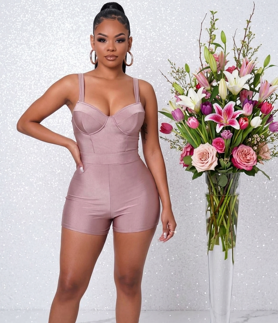 Blush Desire Romper